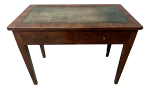 Louis XVI Style Desk in Mahogany and Veneer, 1800s