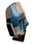Abstract Mexican Mosiac Mask With Abalone Mayan Aztec Death Burial Mask For Sale - Image 3 of 15