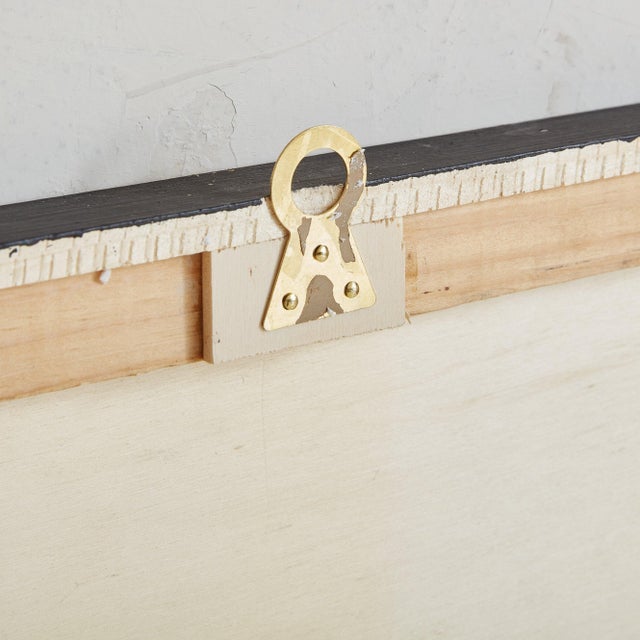 Orange Sinopia di un Sottosera di Agosto' Coral Abstract Mixed Media Painting For Sale - Image 8 of 9