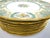 1930's Art Deco Meito Japan Hand-Painted Porcelain Dinner Plates, Set of 8 – Gilt & Emerald Cartouche Design For Sale - Image 4 of 15