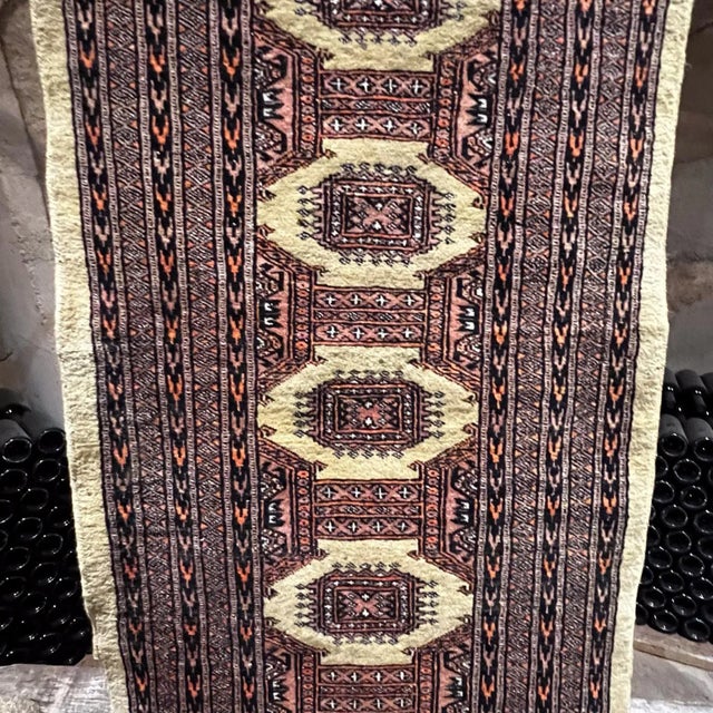 Mid 20th Century Middle Eastern Wall Art Tapestry Traditional Large Signed For Sale - Image 5 of 13