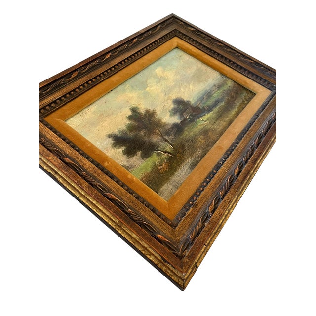 French French Countryside Painting For Sale - Image 3 of 6
