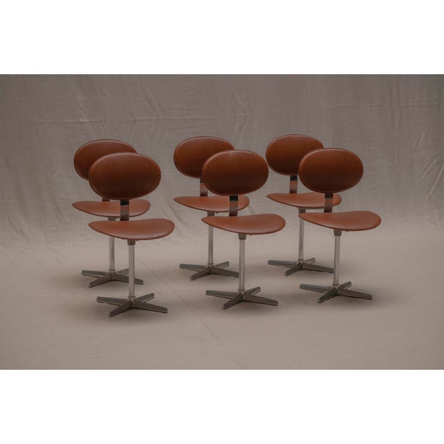 Dining Chair Set attributed to Beaufort, Belgium 1969, Set of 6 For Sale - Image 3 of 18