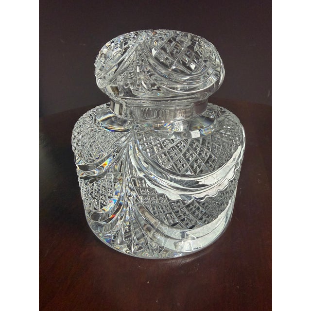 Traditional Baccarat Extremely Rare Limited Edition Flaubert Ink Well # 242 of 300 Made. Like New Condition. For Sale - Image 3 of 11