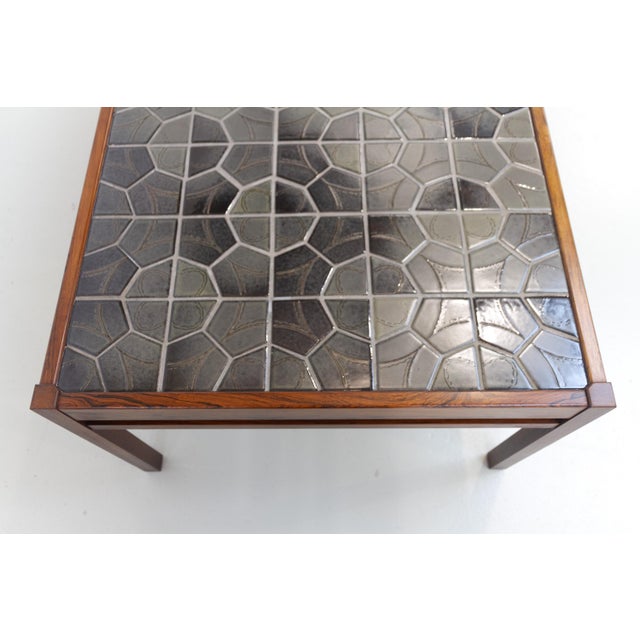 Mid-Century Danish Rosewood Coffee Table with Tiled Top, 1960s For Sale - Image 15 of 18