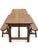 Large Antique Early 20th Century French Oak Farmhouse Table with Drawer and Two Benches For Sale - Image 4 of 10