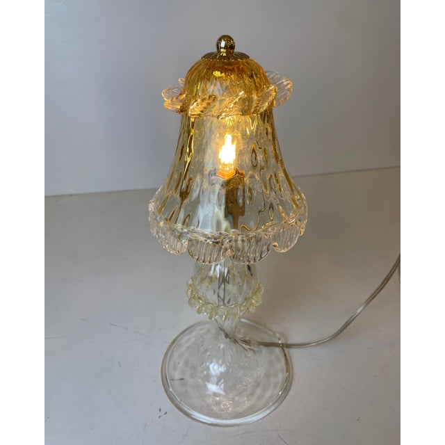 Murano Table Lamp in the style of Barovier & Toso, 1980s For Sale - Image 15 of 18