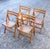 Vintage Folding Wooden Chairs, 1970s, Set of 4 For Sale - Image 4 of 11