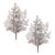 Contemporary Flocked Pine Berry Spray (Set of 2) For Sale - Image 3 of 3