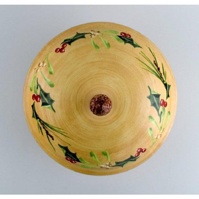 Large Winter Greetings Lidded Tureen by Catherine McClung for Lenox, 2000s For Sale - Image 4 of 6