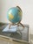 Glass Luminous Terrestrial Globe Tarride attributed to Adrien Audoux & Frida Minet, 1950s For Sale - Image 7 of 18