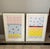 Pair of Framed 1980s Memphis Milano-Style Screenprints by J. Lichtenstein – “Zing” & “Zip” (Limited Editions) Offered as a...