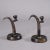 Cabin A Pair Lovely Antique Candle Holders With Chamois Horns For Sale - Image 3 of 5