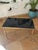 Coffee Table in Brass with Black Glass Top, 1930s For Sale - Image 9 of 18