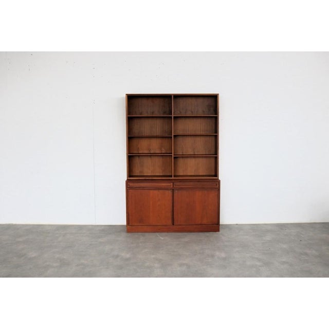 Wood Vintage Double Bookcase, Sweden, 1960s, Set of 2 For Sale - Image 7 of 18