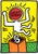 Keith Haring Lucky Strike Original 1987 Silkscreen Poster For Sale