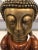 Bronze Buddha Statue on Wooden Base For Sale - Image 4 of 13