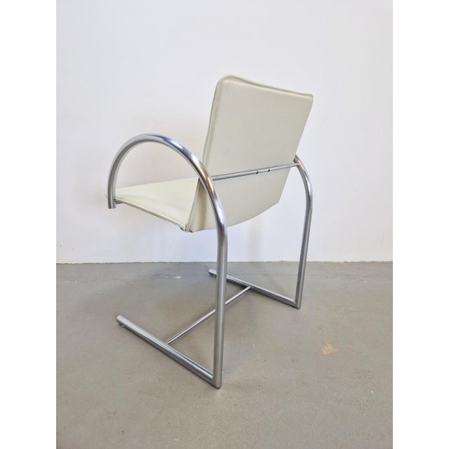 Postmodern Leather Cirkel Chairs by Karel Boonzaaijer & Pierre Mazairac for Metaform, 1980s, Set of 4 For Sale - Image 13 of 17