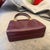 A 1960s Gucci Vintage Red Leather and Brass Hardware Evening Bag For Sale - Image 17 of 18