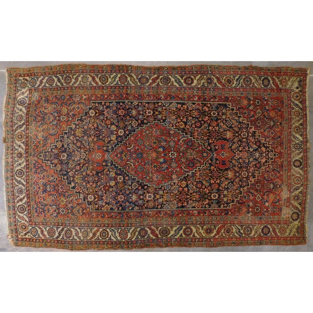 Antique Persian Bijar Rug. 5'6"x 9'2" For Sale - Image 13 of 13