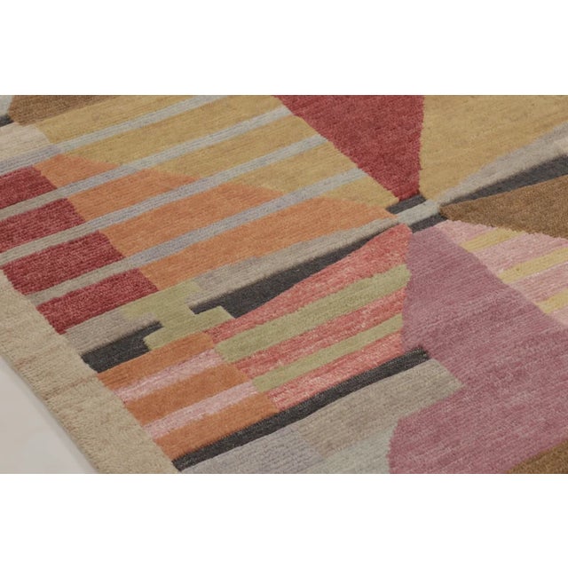 Rug & Kilim Rug & Kilim’s Oversized Scandinavian Rug With Polychromatic Design For Sale - Image 4 of 11