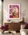 Magenta Purpureum Skull - Fran Bull, C. 1990s For Sale - Image 8 of 8
