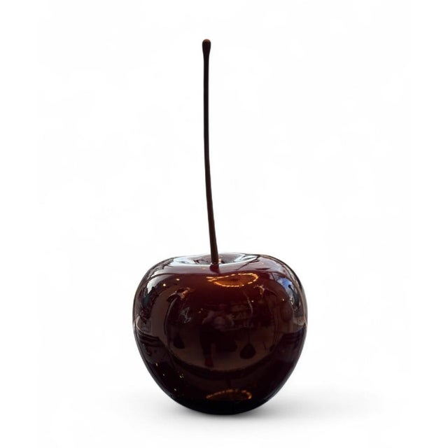 Maroon Large Vintage Scandinavian Cherry in Fiberglass, 1980s For Sale - Image 8 of 8