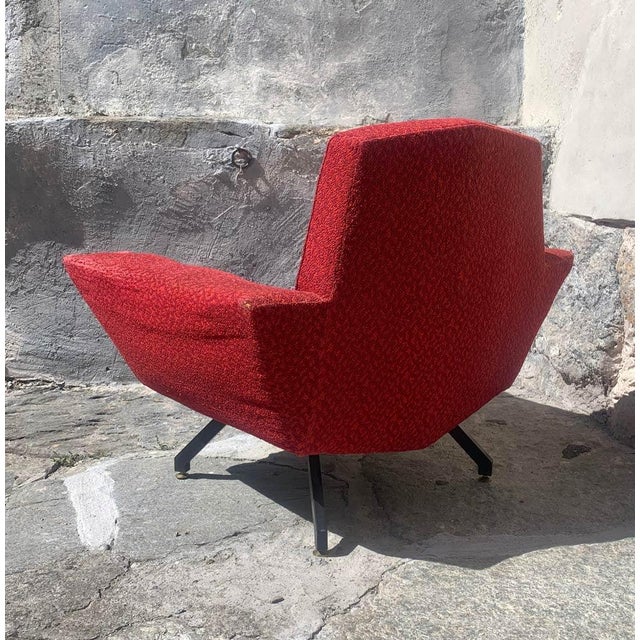 Club Chair Model M538 by Studio Apa for Lenzi, 1960s For Sale - Image 4 of 10