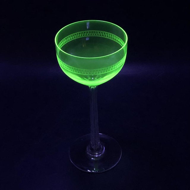 Antique Glass Dome Wine Glasses, 1890s, Set of 5 For Sale - Image 15 of 18