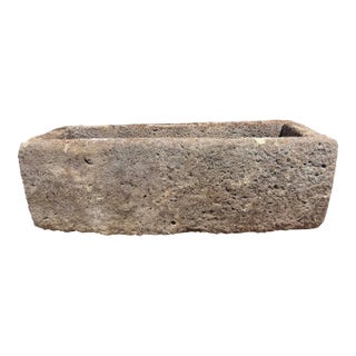 Antique Limestone Trough 51126c For Sale