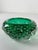 Emerald Green Murano Glass Ashtray, 1970s For Sale - Image 4 of 12