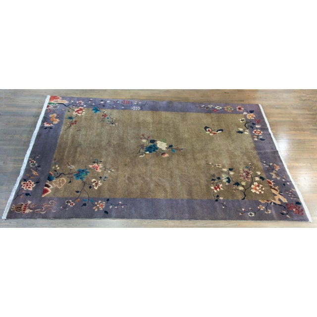 Early 20th Century Chinese Art Deco Rug For Sale In Chicago - Image 6 of 15