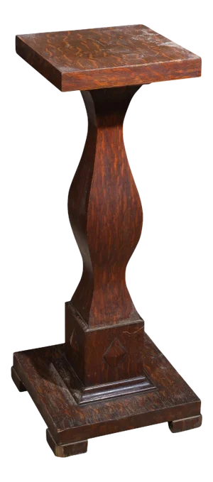 Vintage 1930s Quarter Sawn Mission Arts and Crafts Stand