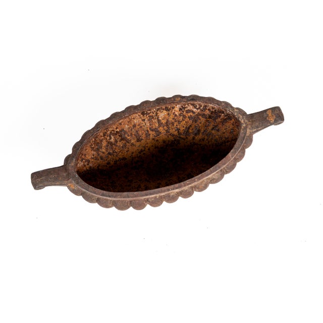 1920s Pair Cast Iron Footed Oval Planters, France, Circa 1920. For Sale - Image 5 of 8