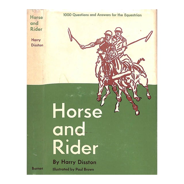 "Horse and RIder: 1000 Questions and Answers for the Equestrian" 1964 Disston, Harry For Sale