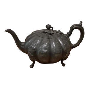 Antique Victorian Silver Plated English Teapot # 4. 3027 Walter Spurrier Sheffield