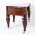 English British Colonial Style Demi-Lune Leather Top Desk For Sale - Image 3 of 10