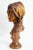 Wooden Bust of a French Peasant Woman, 1980s For Sale - Image 4 of 8