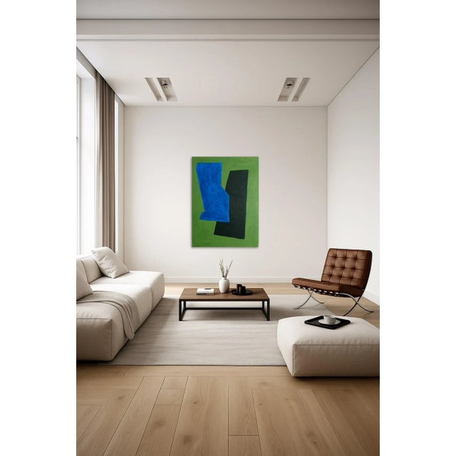 Bodasca, Blue Green, 2025, Canvas For Sale - Image 4 of 10