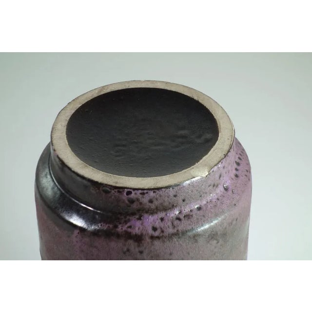 Ceramic Materic Volcanic Pottery Germany Ceramic Vase, 1960s For Sale - Image 7 of 8