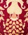 Traditional Mogul, One-of-a-Kind Hand-Knotted Area Rug in Red, 9' 3" x 12' 1" For Sale - Image 3 of 8