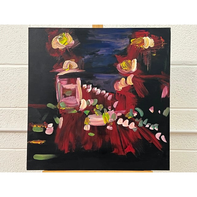 Abstract Expressive Abstract Painting of an Urban City Scene - Unique Original Art by British Artist, 2005 For Sale - Image 3 of 5