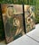 Pair Mid-Century Picasso-Style Carved & Gilded Wood Panels Attributed to Enrico Baj For Sale - Image 13 of 18