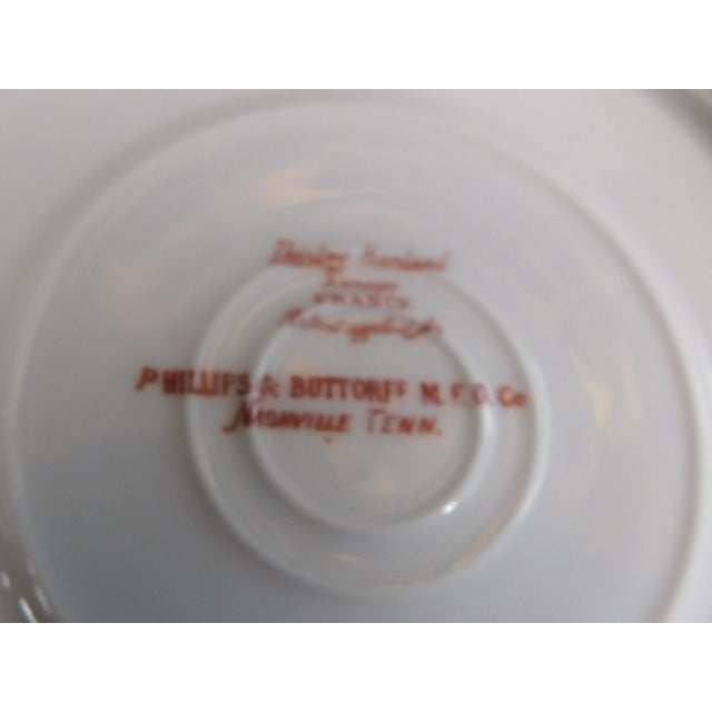 Early 1900s Theordore Haviland Antique Teacup and Saucer in Pattern 630-2 For Sale In San Francisco - Image 6 of 6