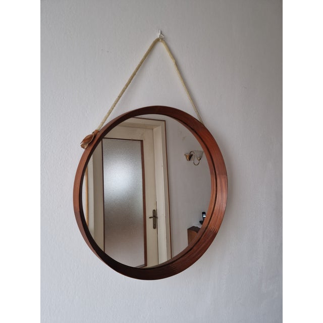 Vintage Teak Mirror, 1960s For Sale - Image 16 of 16