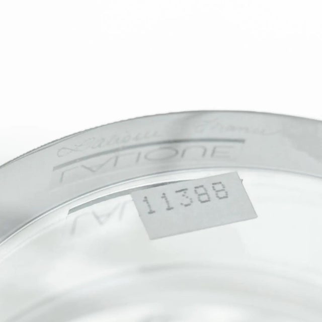 Vintage Lalique ‘Dahlia’ Crystal Powder Vanity Box For Sale In Detroit - Image 6 of 6