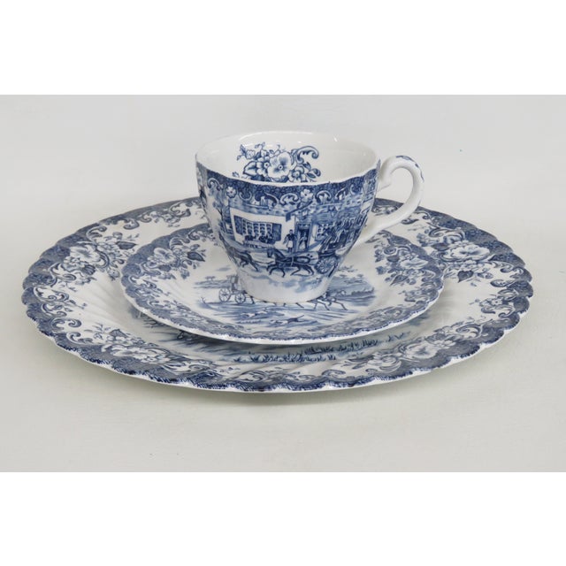 This lovely 3pc Ironstone China Set includes a tea cup, saucer, and dessert plate. This gorgeous vintage set is stamped as...