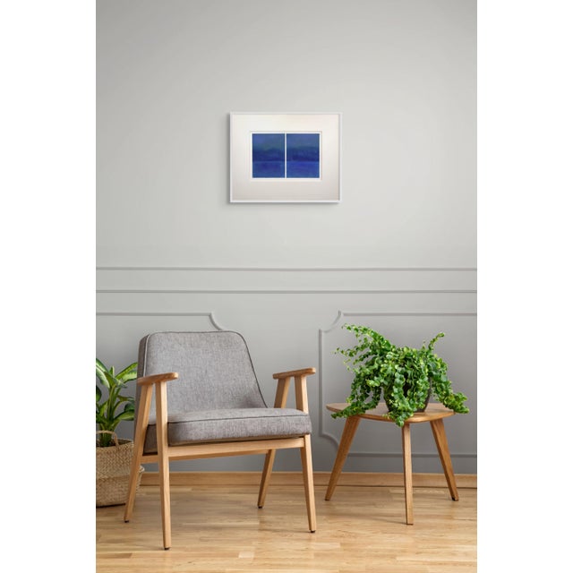 Janise Yntema Janise Yntema "Prussian Blue", Painting For Sale - Image 4 of 4