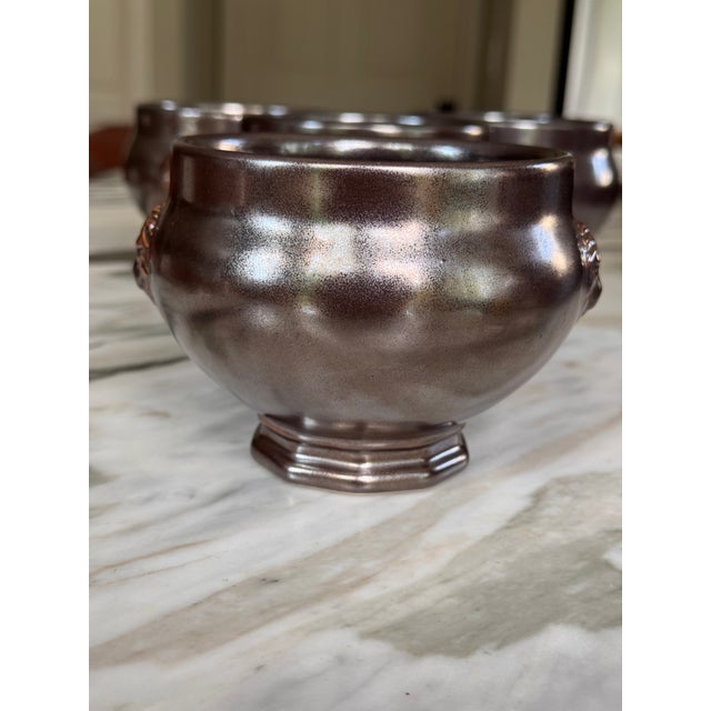 Made in Portugal Vintage Juliska Lion Head French Onion Soup Bowls - Set of 4 For Sale - Image 4 of 8