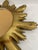 Large 18" Vintage 1990s Golden Sunburst Wall Mirror For Sale - Image 14 of 18